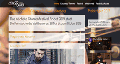 Desktop Screenshot of guitar-festival.com